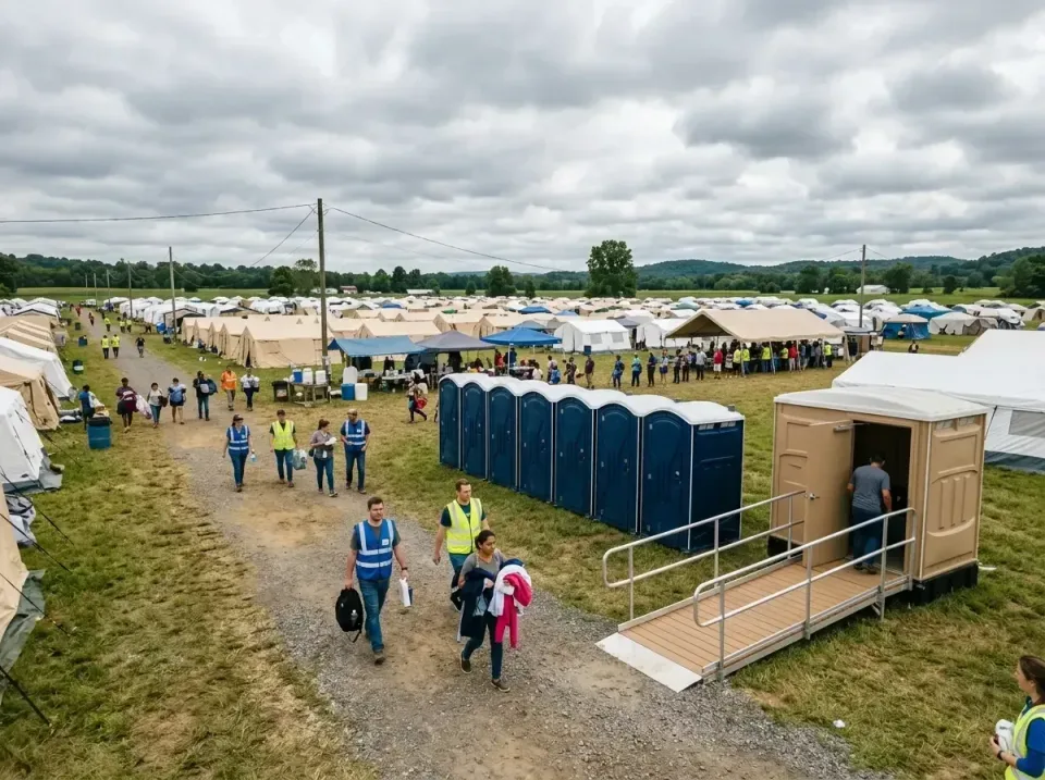 disaster-relief-camp-restrooms-010 — frequently asked questions, Dumpster & Portable Bathrooms Rental in Apex, NC